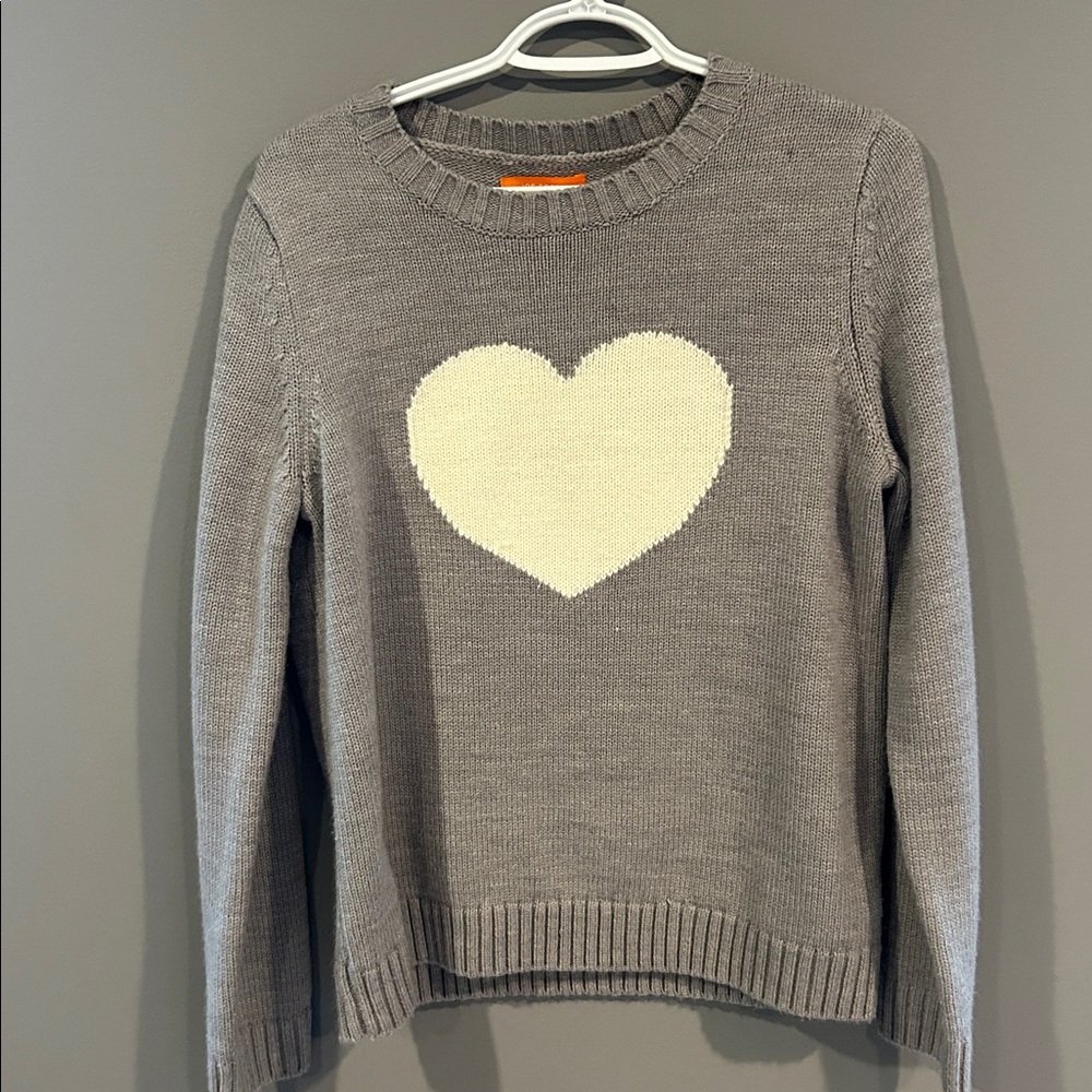 Joe fresh knit heart sweater